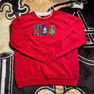 Mercer Street Studio Red Christmas Crewneck - Medium